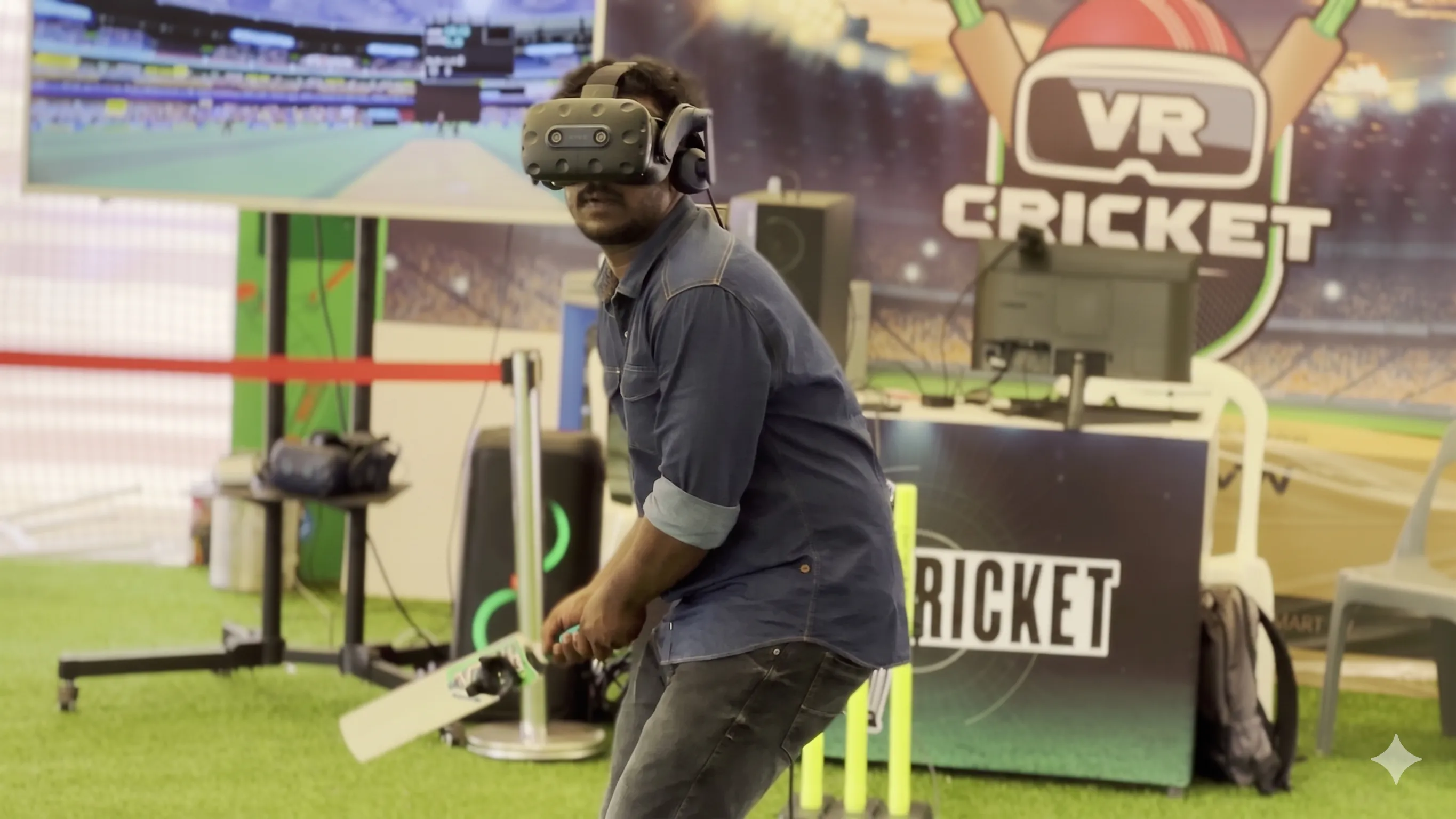 SuperOver VR Cricket batting game